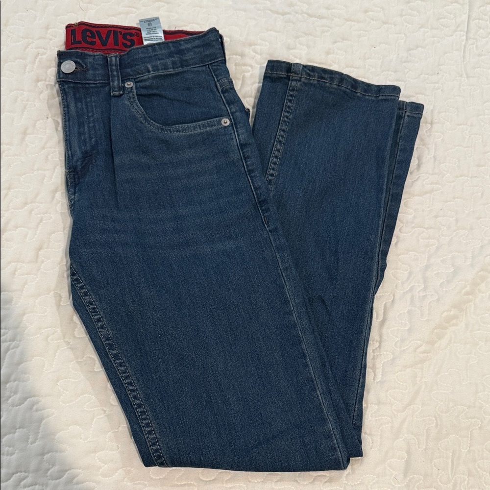 Levi's Dark Blue Straight Jeans